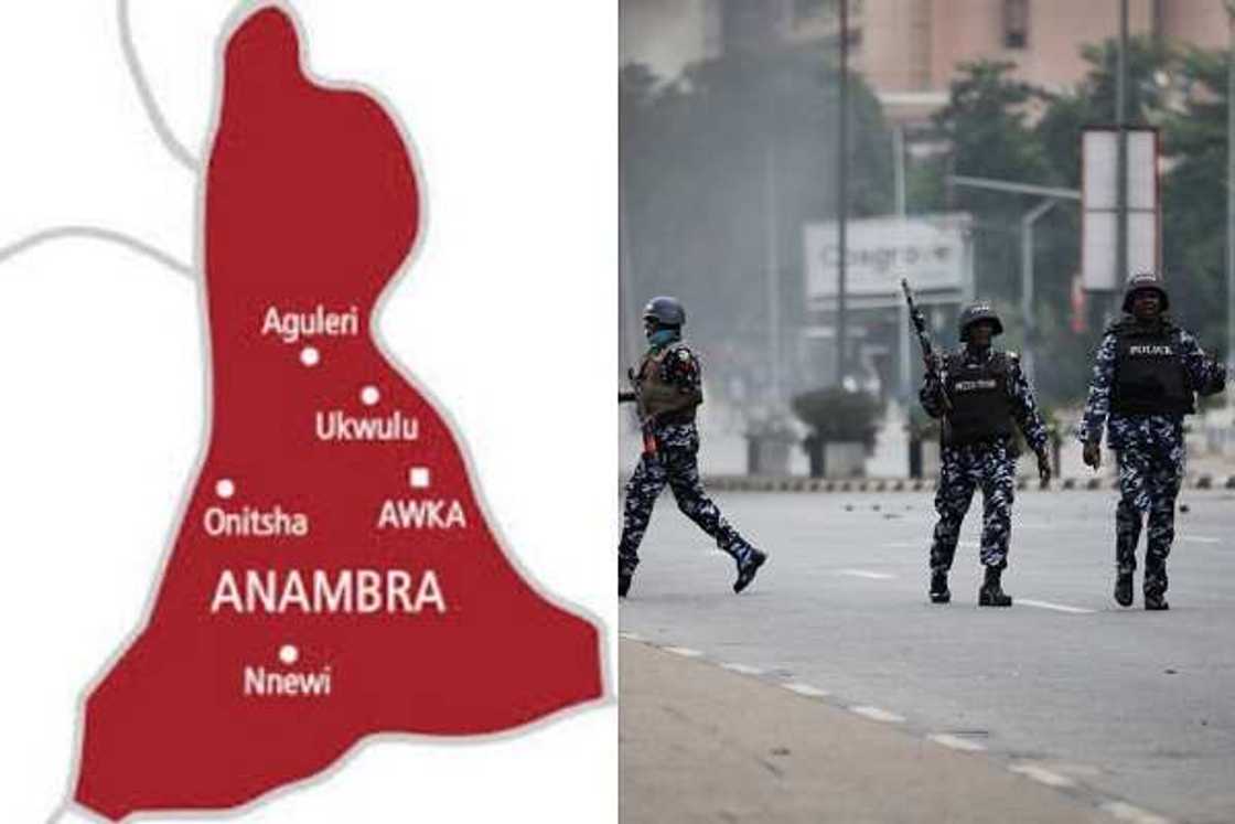 Dakaru sun kashe yan bindiga uku a Anambra. Dakaru sun kashe yan bindiga uku a Anambra.