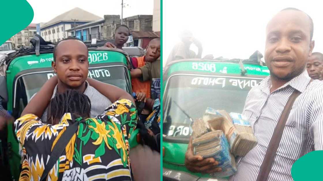 Cameroonian woman weeps as keke rider returns N4 million she forgot in his tricycle, video goes viral Cameroonian woman weeps as keke rider returns N4 million she forgot in his tricycle, video goes viral