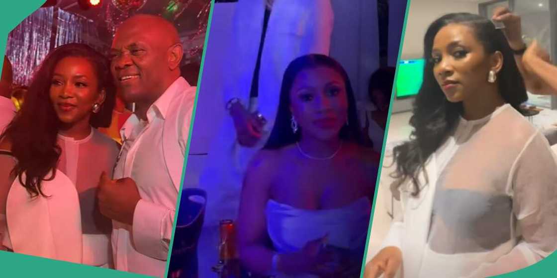 Genevieve Nnaji and BBNaija Mercy Eke at Tony Elumelu’s All-White Christmas Party Genevieve Nnaji and BBNaija Mercy Eke at Tony Elumelu’s All-White Christmas Party