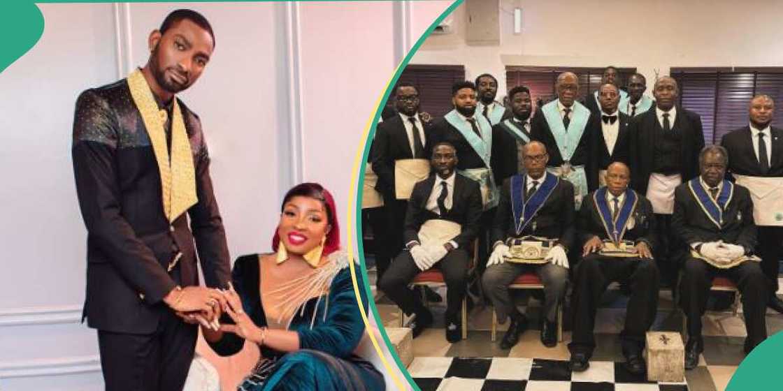 Actress Anita Joseph and hubby, MC Fish joins Freemasonry fraternity