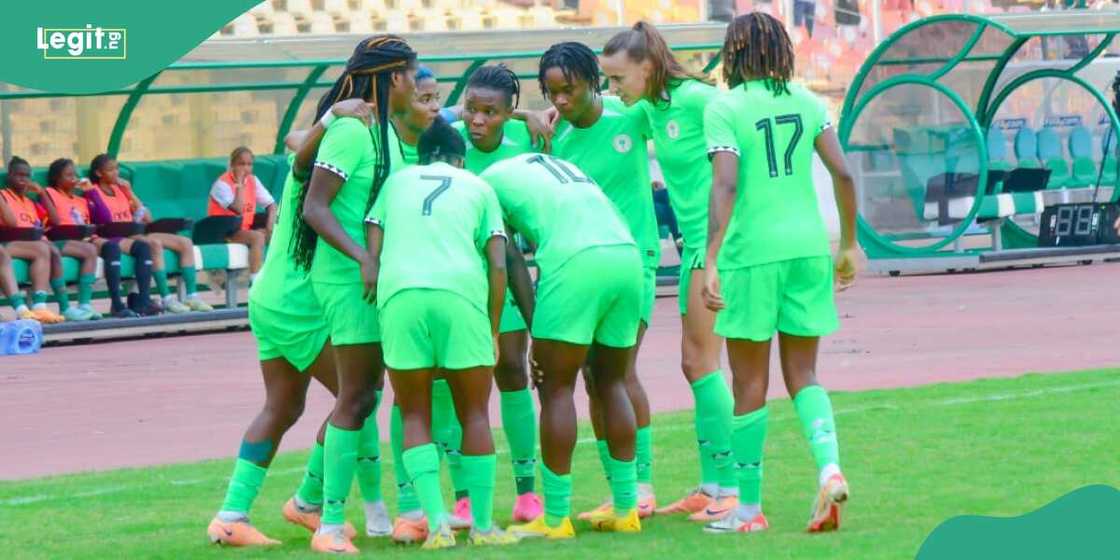 Falcons coach unveils Ajibade, Oshoala, 16 others for 2024 Paris Olympics Falcons coach unveils Ajibade, Oshoala, 16 others for 2024 Paris Olympics