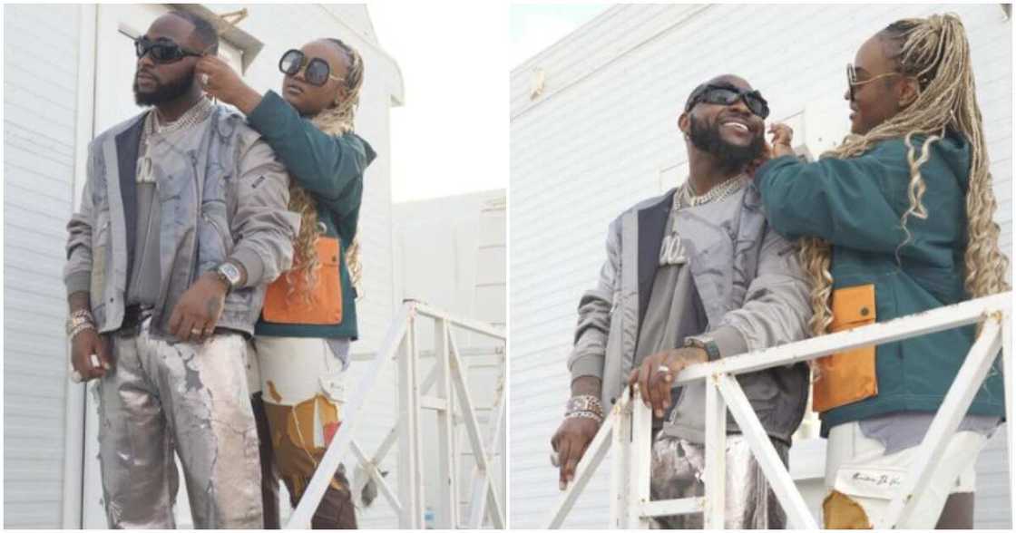 Photos of Davido and Chioma