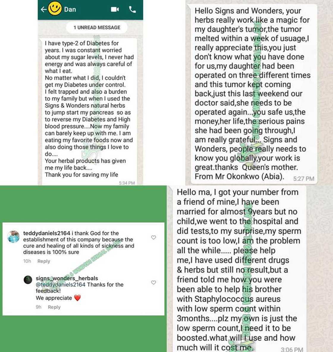 Signs and Wonders Herbal Palace Unveils New Herbal Solutions for Permanent Cure to Diabetes Signs and Wonders Herbal Palace Unveils New Herbal Solutions for Permanent Cure to Diabetes