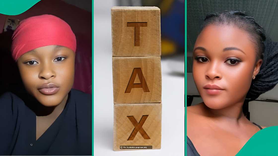 Nigerian lady says "tax deductions" from her account make no sense, calls for law to be banned. Nigerian lady says "tax deductions" from her account make no sense, calls for law to be banned.