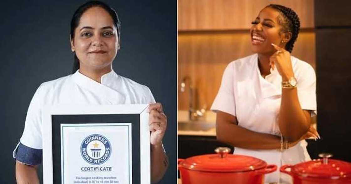 Lata Tondon congratulates Hilda Baci Lata Tondon congratulates Hilda Baci