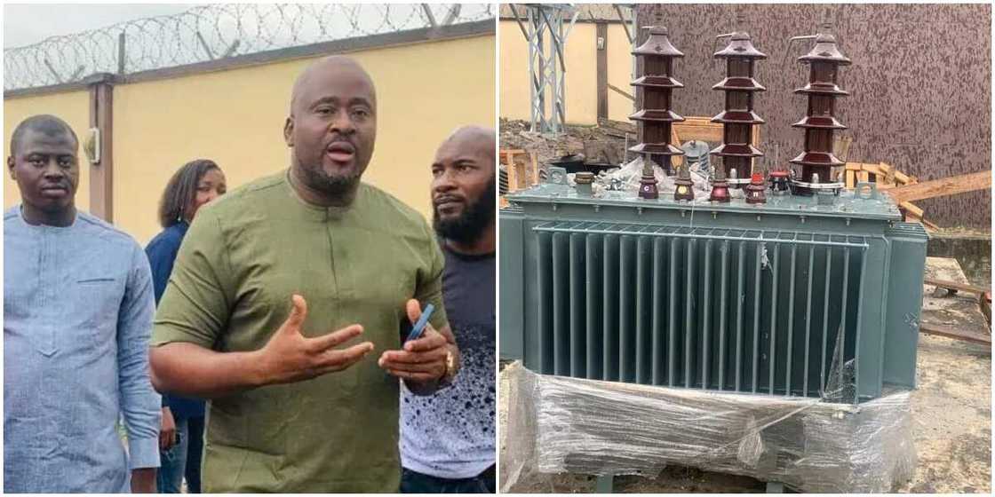 Desmond Elliot, Desmond Elliot donates transformer to Surulere Desmond Elliot, Desmond Elliot donates transformer to Surulere