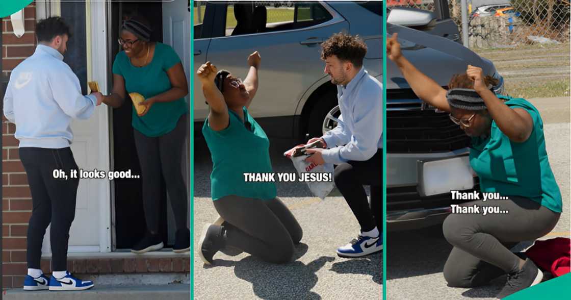 Woman in Canada gets over N100m from White man, she rejoices Woman in Canada gets over N100m from White man, she rejoices