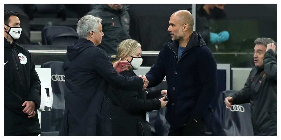 Pep Guardiola says City will not worry about Tottenham after win over United Pep Guardiola says City will not worry about Tottenham after win over United