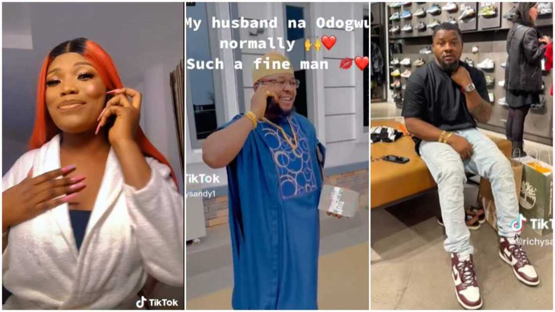 Sweet couple's goal/Nigerian lady praised her husband.