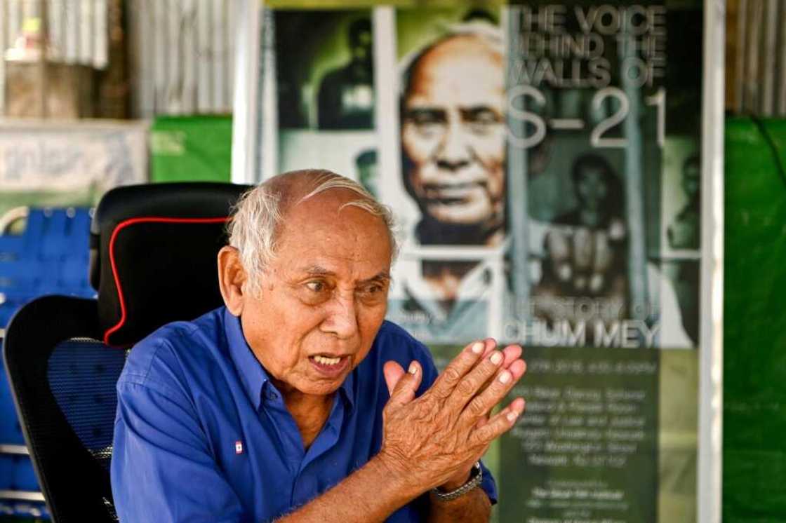 S-21 prison survivor Chum Mey says nothing will erase the trauma of the Khmer Rouge butchering his wife and four children S-21 prison survivor Chum Mey says nothing will erase the trauma of the Khmer Rouge butchering his wife and four children