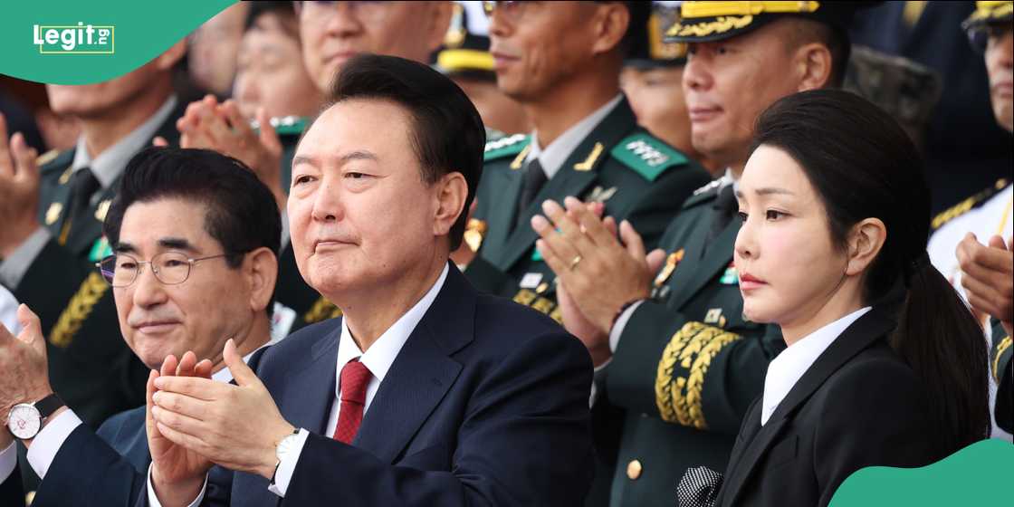 A South Korean court jails a former first lady. A South Korean court jails a former first lady.