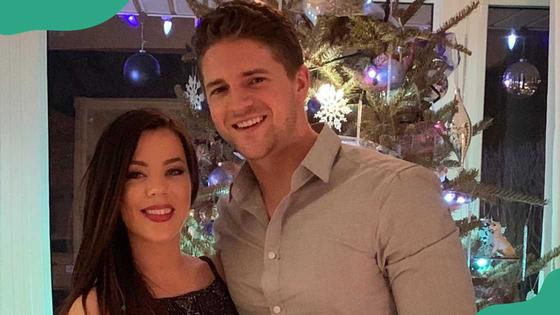 Jackie Redmond with her husband, Emmett Blois, in London, Ontario.