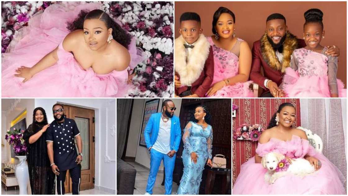 Nigerian muscian Kcee shares beautiful family photo to mark wife's birthday