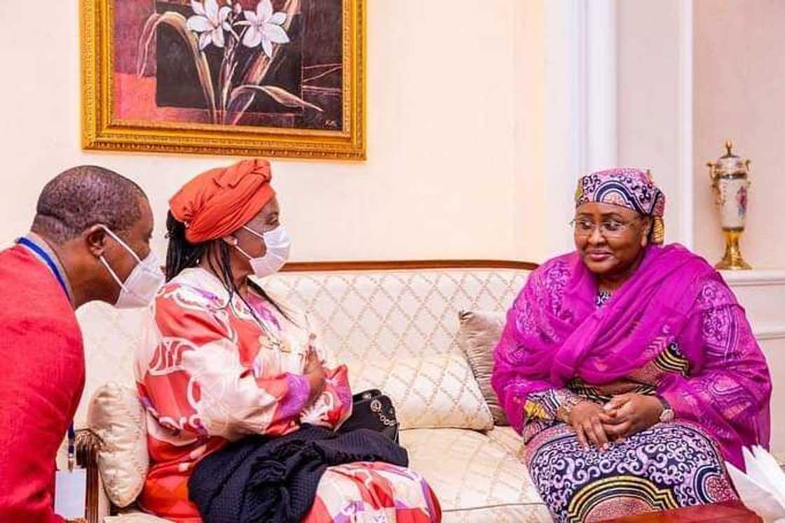 Aisha Buhari a Malabo Aisha Buhari a Malabo