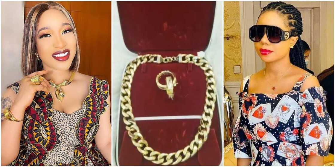 Tonto Dikeh and her friend Tonto Dikeh and her friend