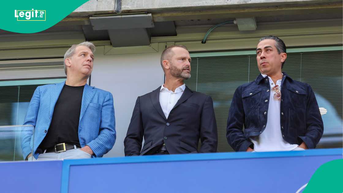 Todd Boehly, Paul Winstanley, Behdad Eghbali, Stamford Bridge, Chelsea.