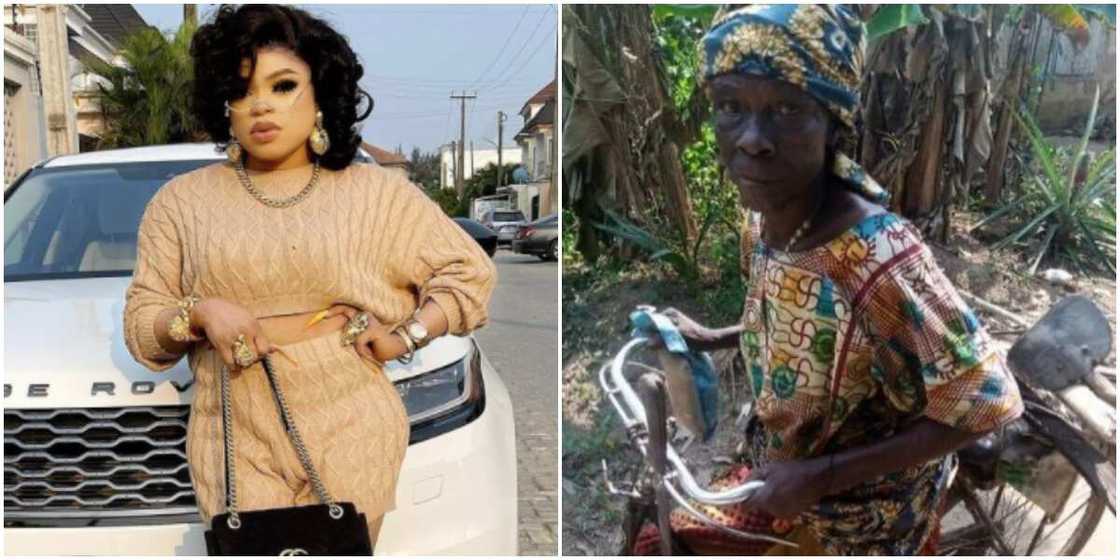 Goodluck is a fraudster: Bobrisky reacts to claims that he dumped the young man and his grandma in the village Goodluck is a fraudster: Bobrisky reacts to claims that he dumped the young man and his grandma in the village