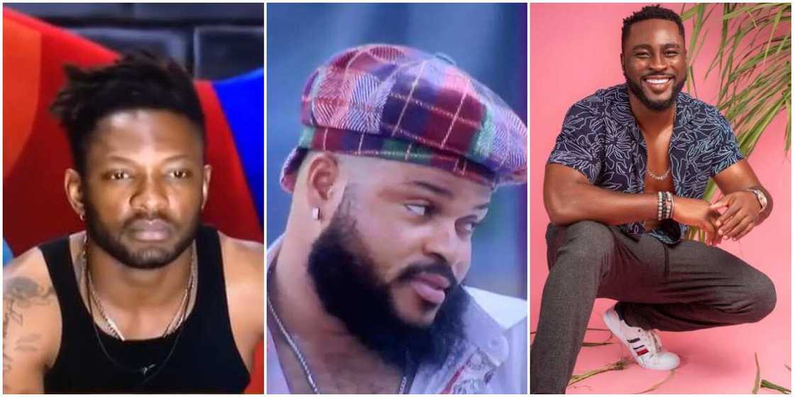 BBNaija: Cross, Pere , and Whitemoney BBNaija: Cross, Pere , and Whitemoney