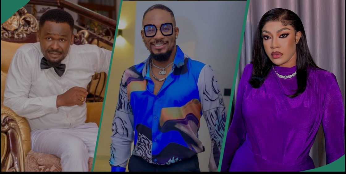 Zubby Michael replies those dragging him for not mourning Junior Pope, Angela Okorie Zubby Michael replies those dragging him for not mourning Junior Pope, Angela Okorie