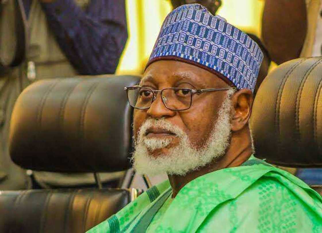 General Abdulsalami Abubakar/hospitalised in London/Garba Shehu
Photo credit: @BashirAhmaad