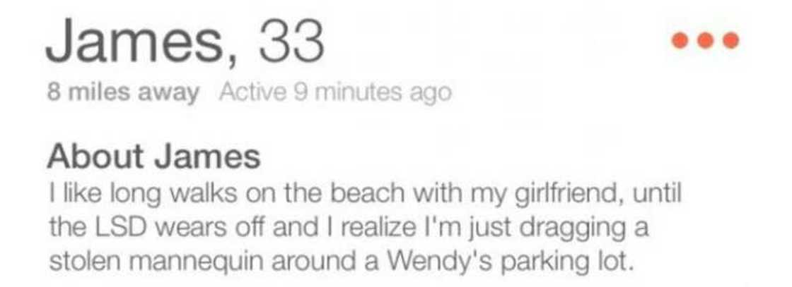 funny tinder bios