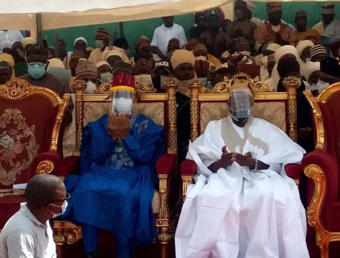 Hotunan yadda aka yi addu'ar ukun marigayi Sarki Zazzau, Alhaji Shehu Idris