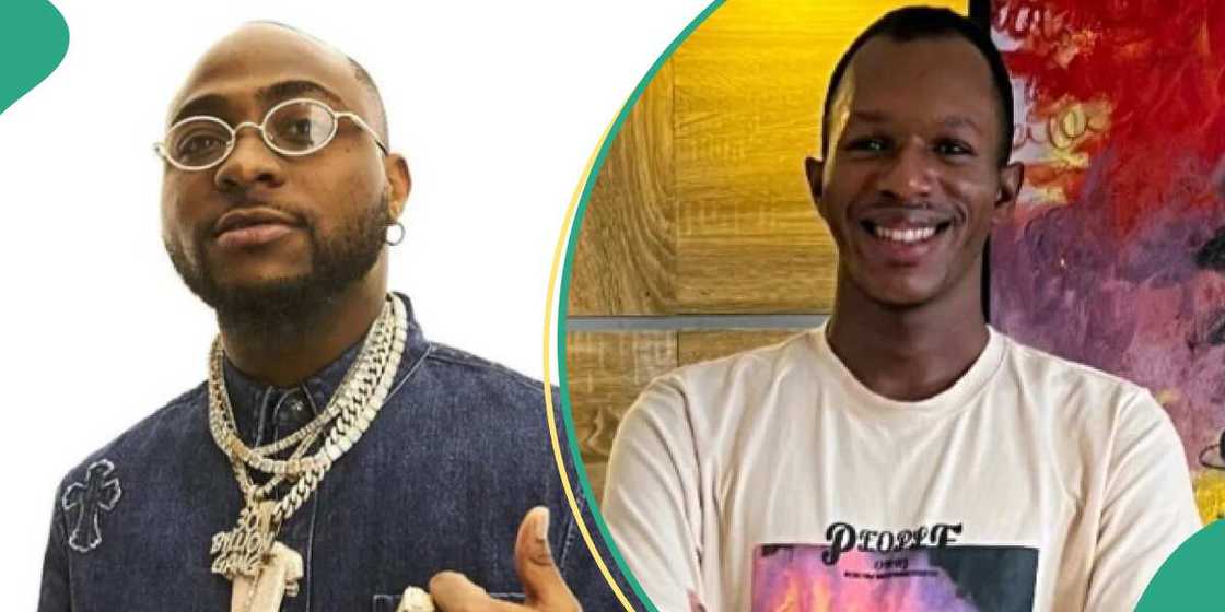 Daniel Regha lashes out at Davido over the symbol of his necklace. Daniel Regha lashes out at Davido over the symbol of his necklace.