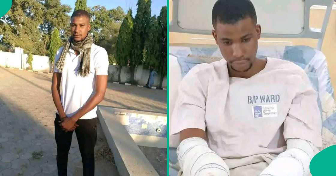 Tragedy as man loses both arms in mechanical accident 5 days after employment Tragedy as man loses both arms in mechanical accident 5 days after employment