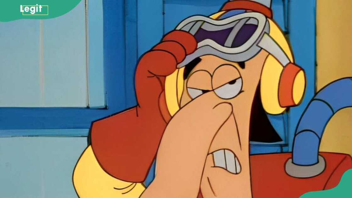 Angry Al Swindler holding his head Angry Al Swindler holding his head