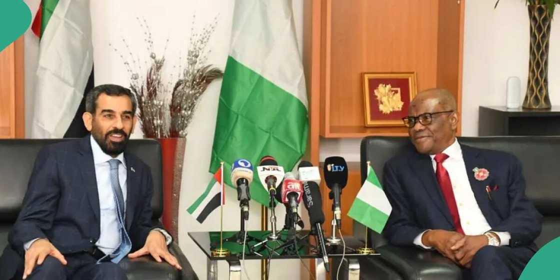 Wike and UAE Ambassador to Nigeria, Salem Al-Shamsi Wike and UAE Ambassador to Nigeria, Salem Al-Shamsi