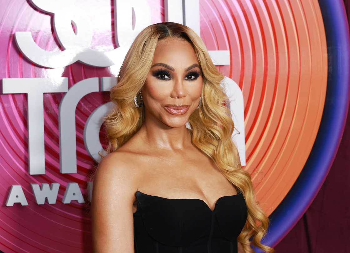 Tamar Braxton astatine  the "Soul Train Awards" successful  Los Angeles, California