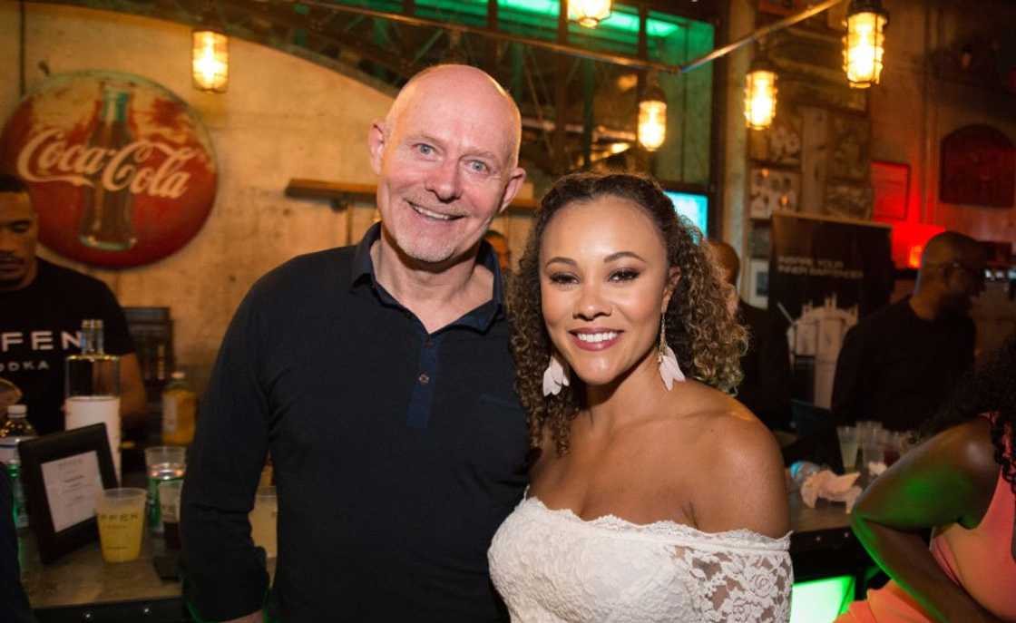 Michael Darby and Ashley Boalch attend a film premeire Michael Darby and Ashley Boalch attend a film premeire