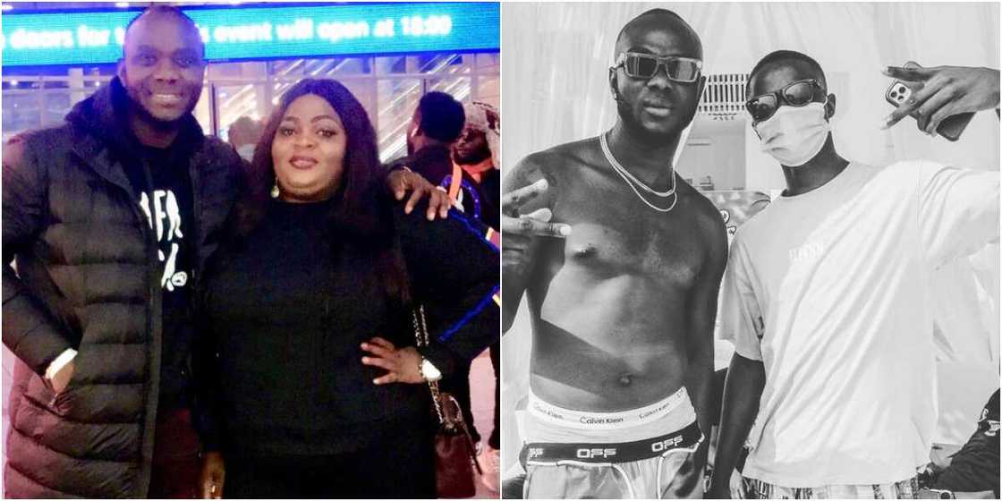 Eniola Badmus, late Obama, and his son Eniola Badmus, late Obama, and his son