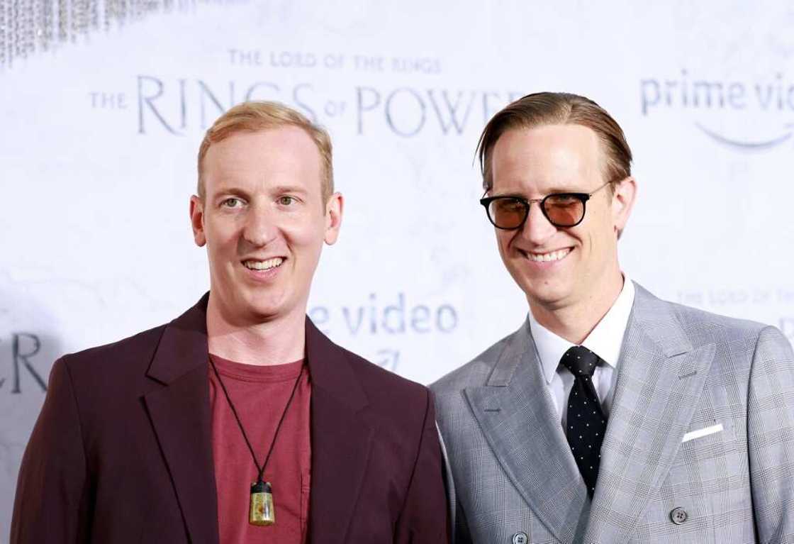 Showrunners Patrick McKay and J. D. Payne attend the premiere of Prime Video's "The Lord of the Rings: The Rings of Power" in Los Angeles Showrunners Patrick McKay and J. D. Payne attend the premiere of Prime Video's "The Lord of the Rings: The Rings of Power" in Los Angeles