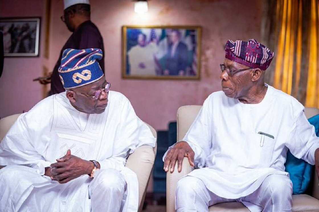 Tinubu and Obasanjo Tinubu and Obasanjo