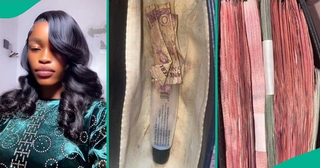 Female clubgoer who had only N100, lipgloss returns with bundles of cash. Female clubgoer who had only N100, lipgloss returns with bundles of cash.