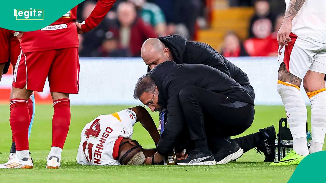 Victor Osimhen, Galatasaray, Liverpool, UEFA Champions League, England. Victor Osimhen, Galatasaray, Liverpool, UEFA Champions League, England.