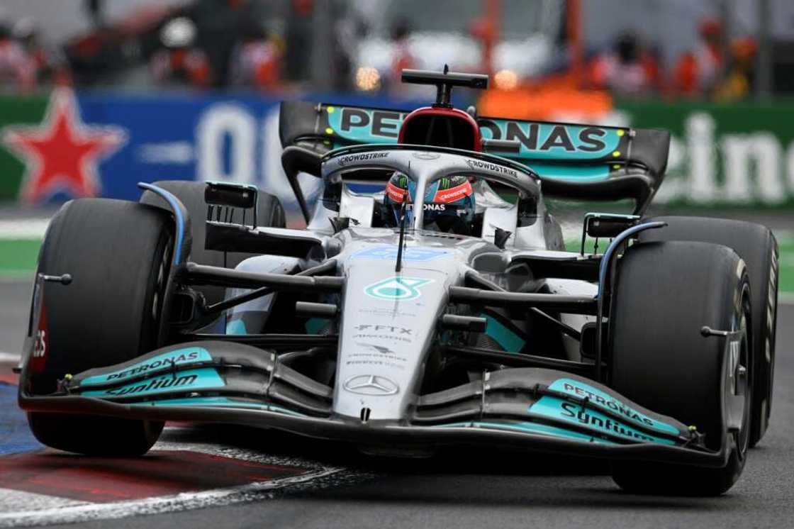 Mercedes carried FTX logos on their F1 cars Mercedes carried FTX logos on their F1 cars