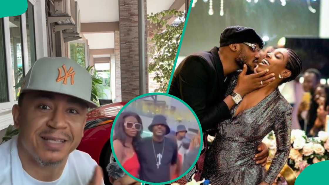 2baba spotted with new lady after divorcing Annie, Daddy Freeze reacts to video.