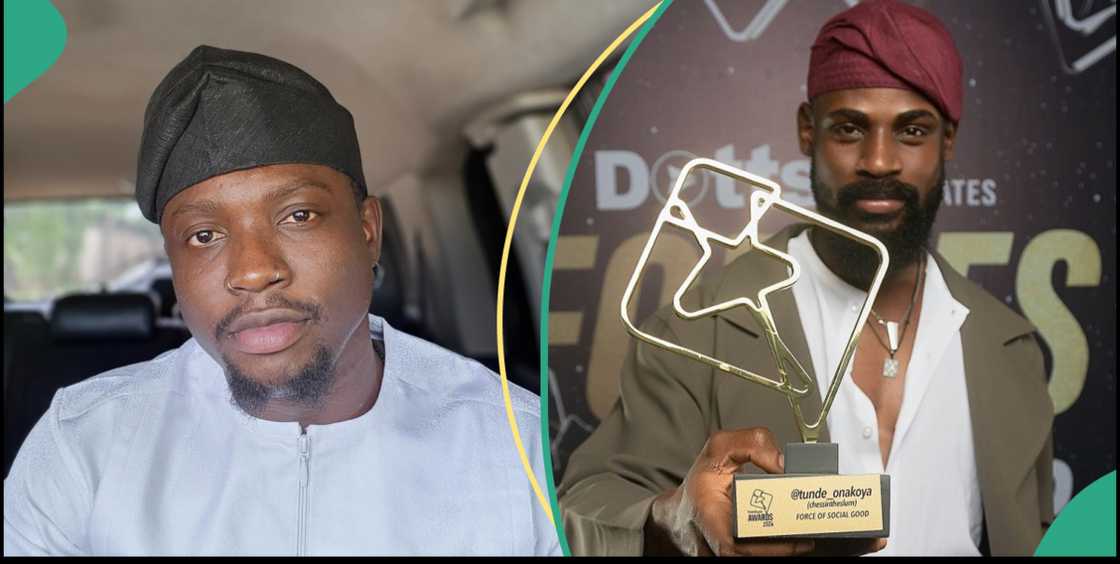 Verydarkman, Tunde Onakoya at Trendupp award Verydarkman, Tunde Onakoya at Trendupp award