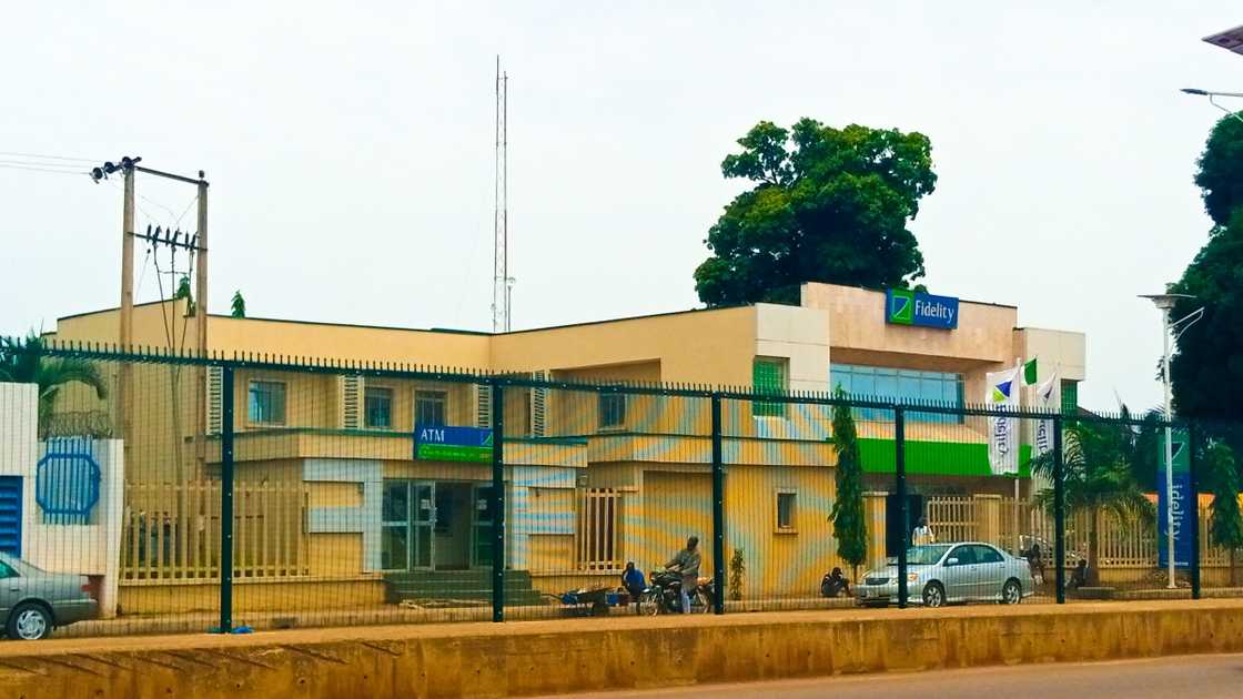 A general view of a Fidelity Bank branch in Nigeria A general view of a Fidelity Bank branch in Nigeria