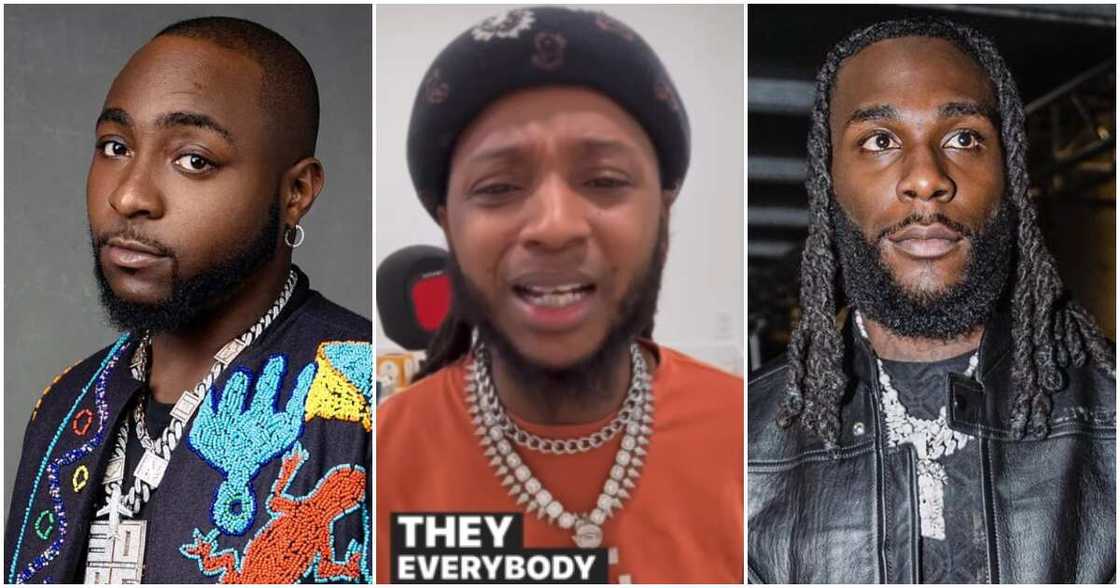 Davido, Yung6ix, Burna Boy