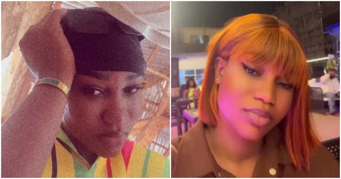 Lady close to tears as church burn her wig after removing it, says it is a sin Lady close to tears as church burn her wig after removing it, says it is a sin