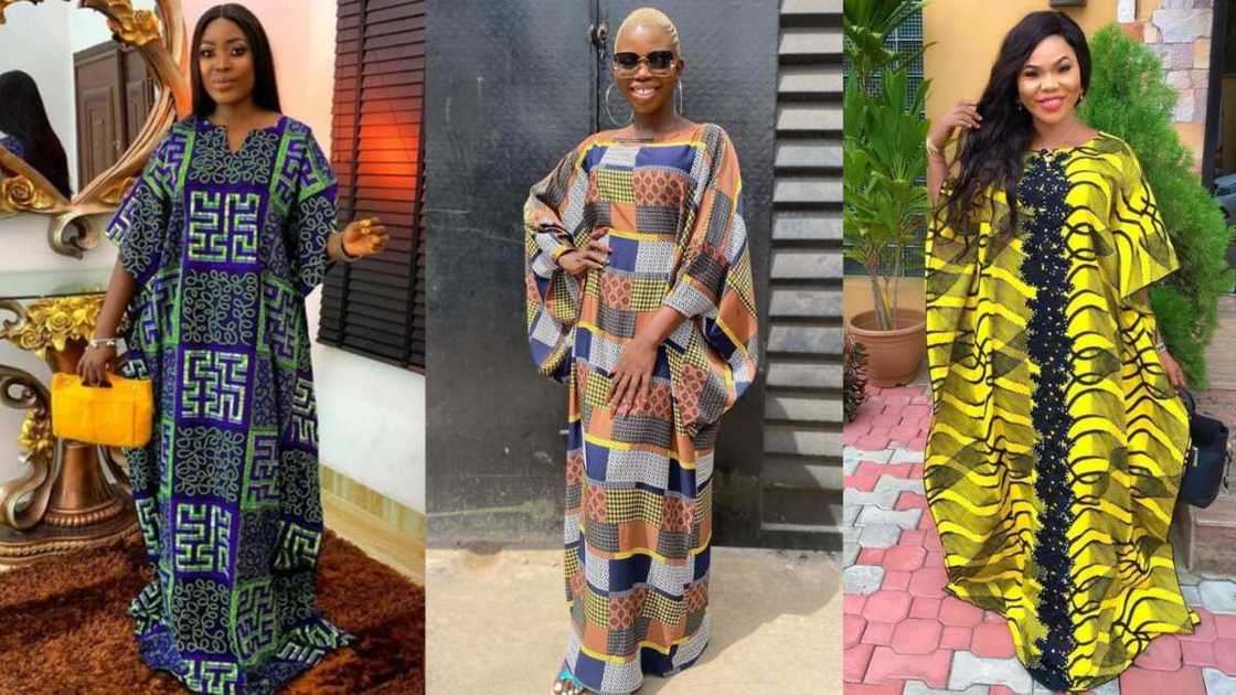 Long Ankara flare gowns Long Ankara flare gowns