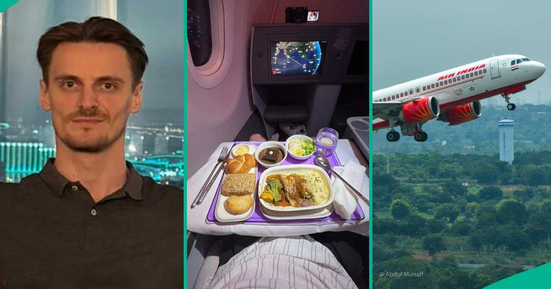 A man shares observation about food he got during his flight on Air India plane A man shares observation about food he got during his flight on Air India plane