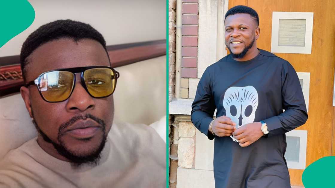 Nigerian man returns from abroad to give his mother a surprise