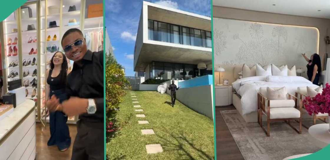 Ola of Lagos shocked on entering man's N4bn mansion with cool facilities, screams Ola of Lagos shocked on entering man's N4bn mansion with cool facilities, screams