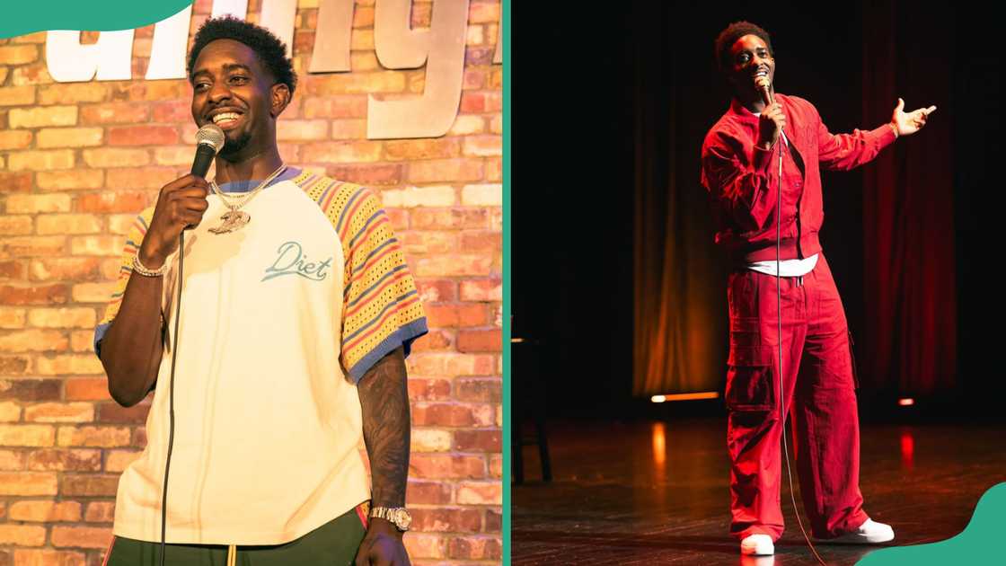 Desi Banks during his comedy shows