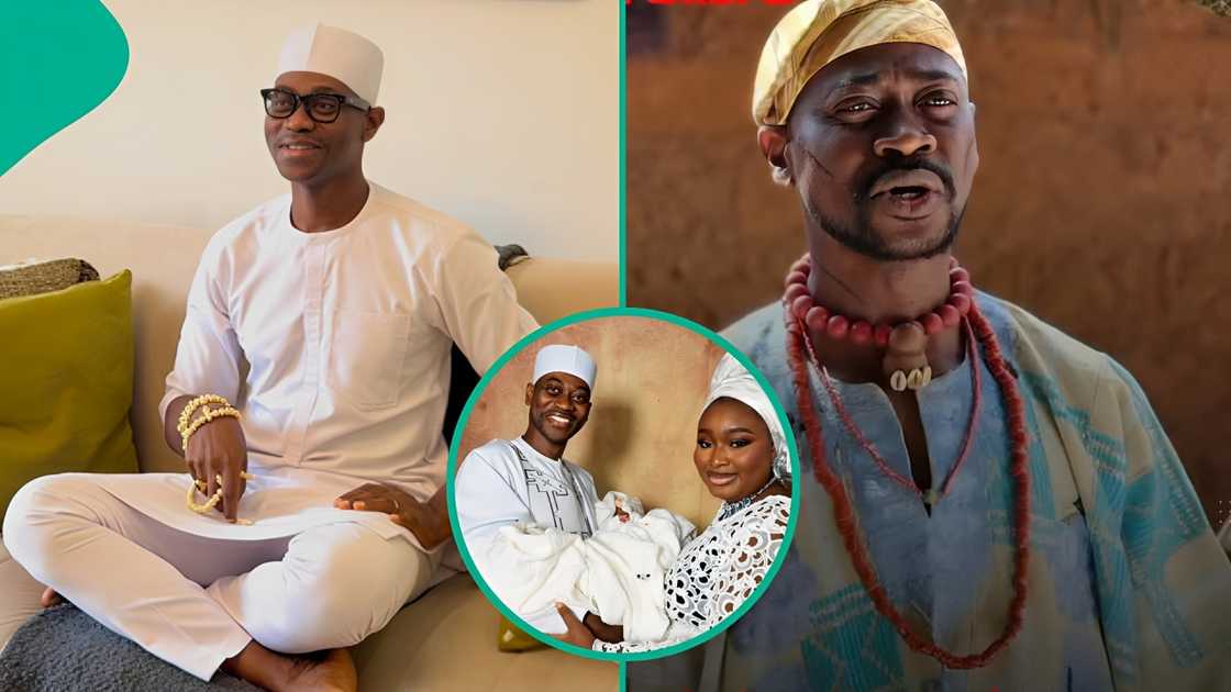 Man criticises actor Lateef Adedimeji over his triplets' Arabic name.
