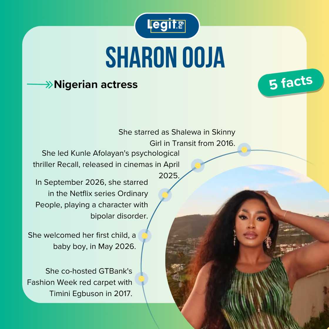 Five facts about Sharon Ooja Five facts about Sharon Ooja